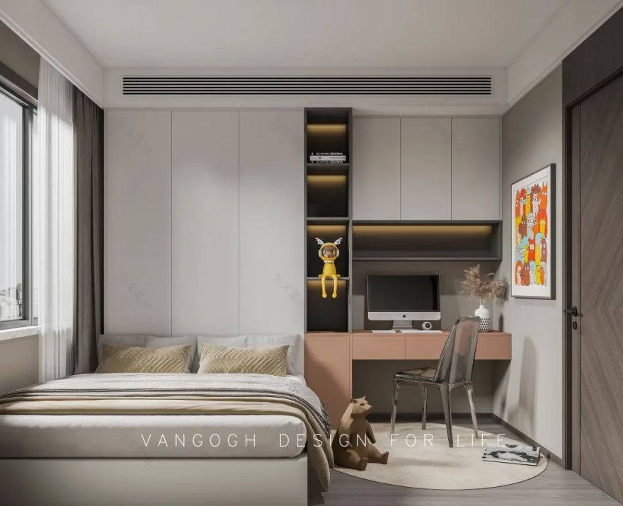 春熙云峰灰调现代家居丨中国天津丨VANGOGH-26