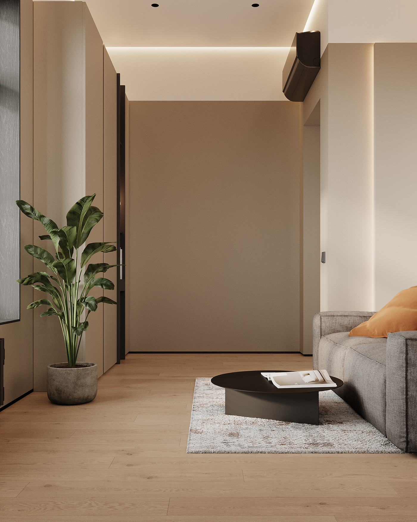 咖色空间 经典高级的设计！-21