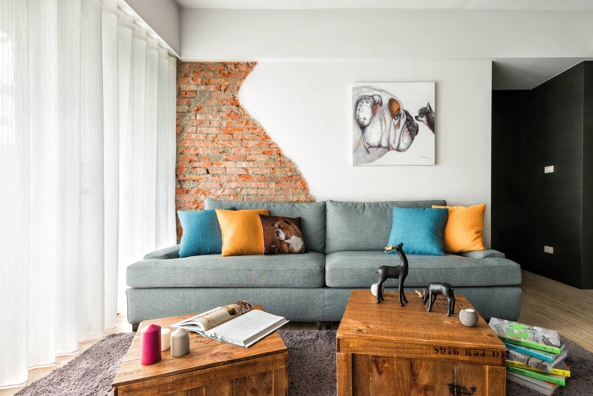 现代仿古砖住宅设计-1