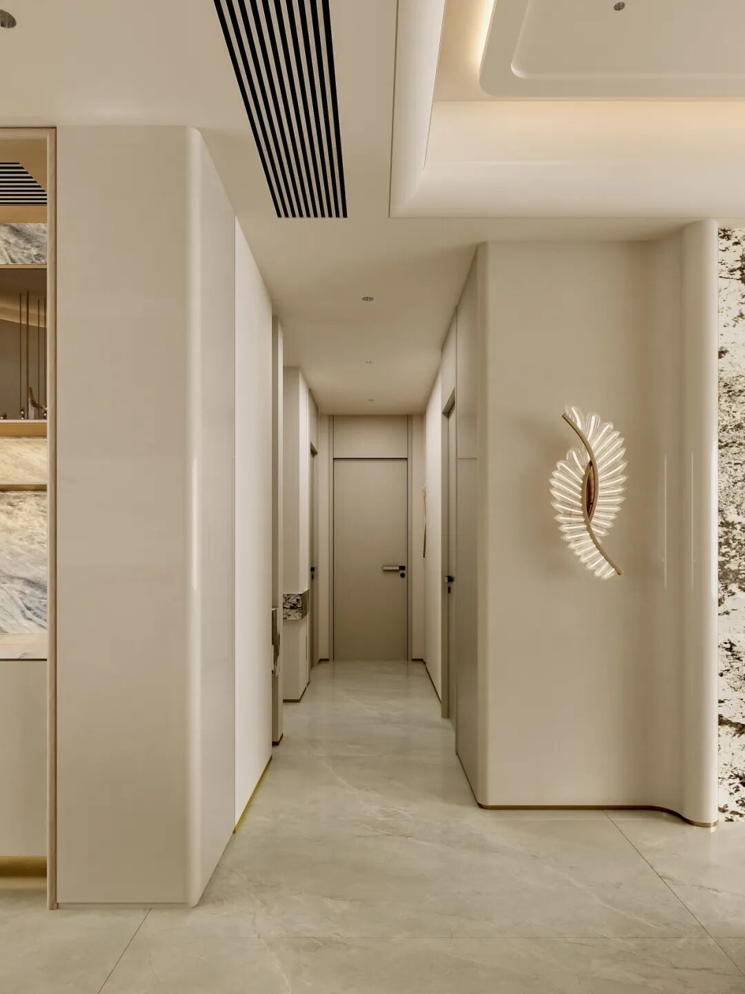 170㎡现代轻奢丨麓悦尚宸丨中国湖南丨纵向·空间设计-22