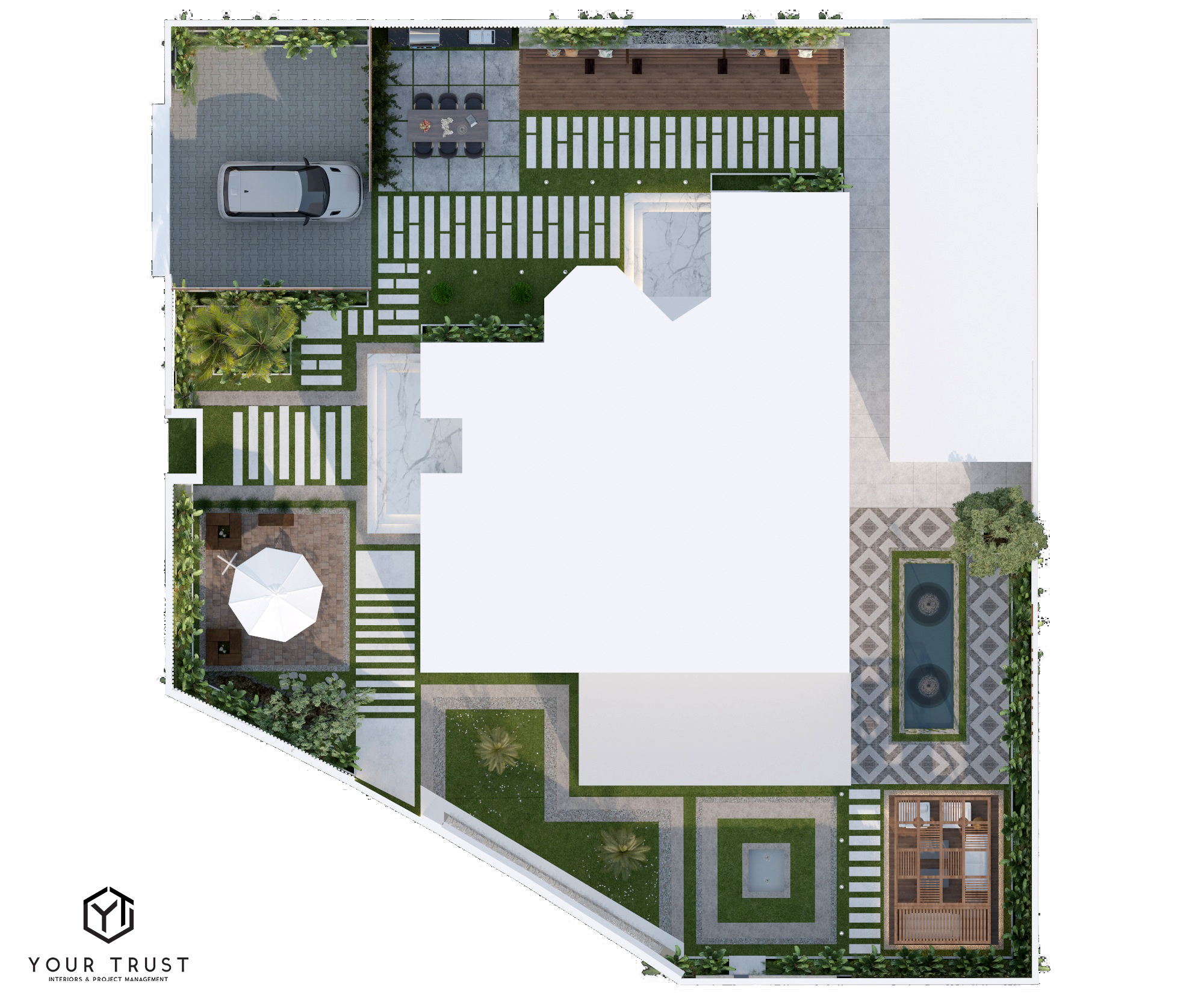 KSA 私人别墅景观设计丨YT Design studio-14