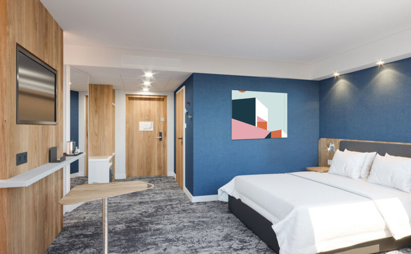 Holiday Inn E·press酒店室内改造扩建项目丨波兰卢布林丨KM rubaszkiewicz ARCHITEKCI-18