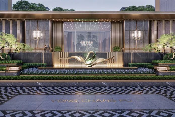 永泰佳信永昌府丨中国福州丨景观DEKS东易奇思,建筑尚恩设计,室内筑舍装饰-15