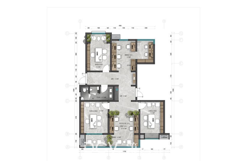 渭南-信达地产售楼部-36