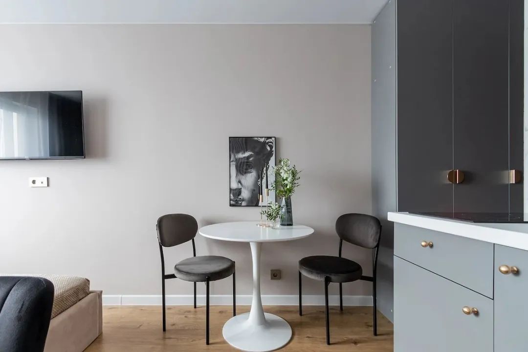 20㎡一字型公寓设计丨Ekaterina Shein-4