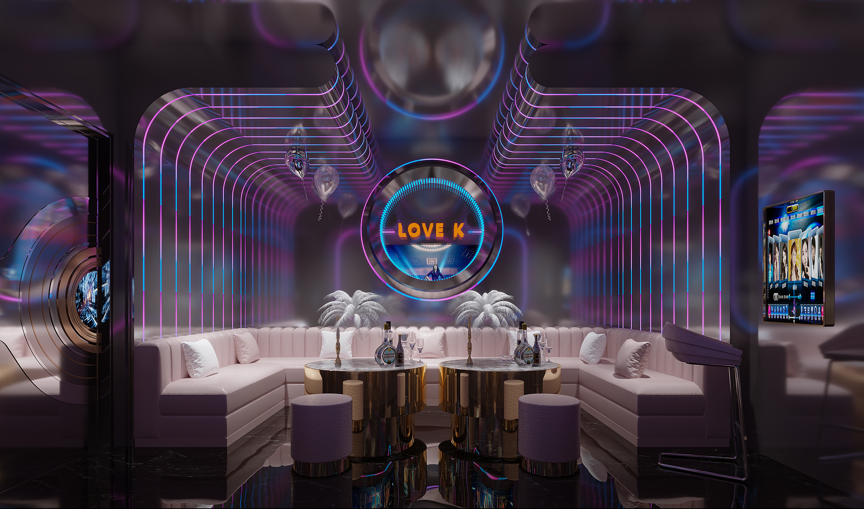 邯郸900平金碧辉煌KTV全案设计（部分展示）-13