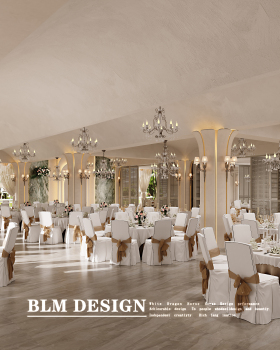 宴会厅效果图案例