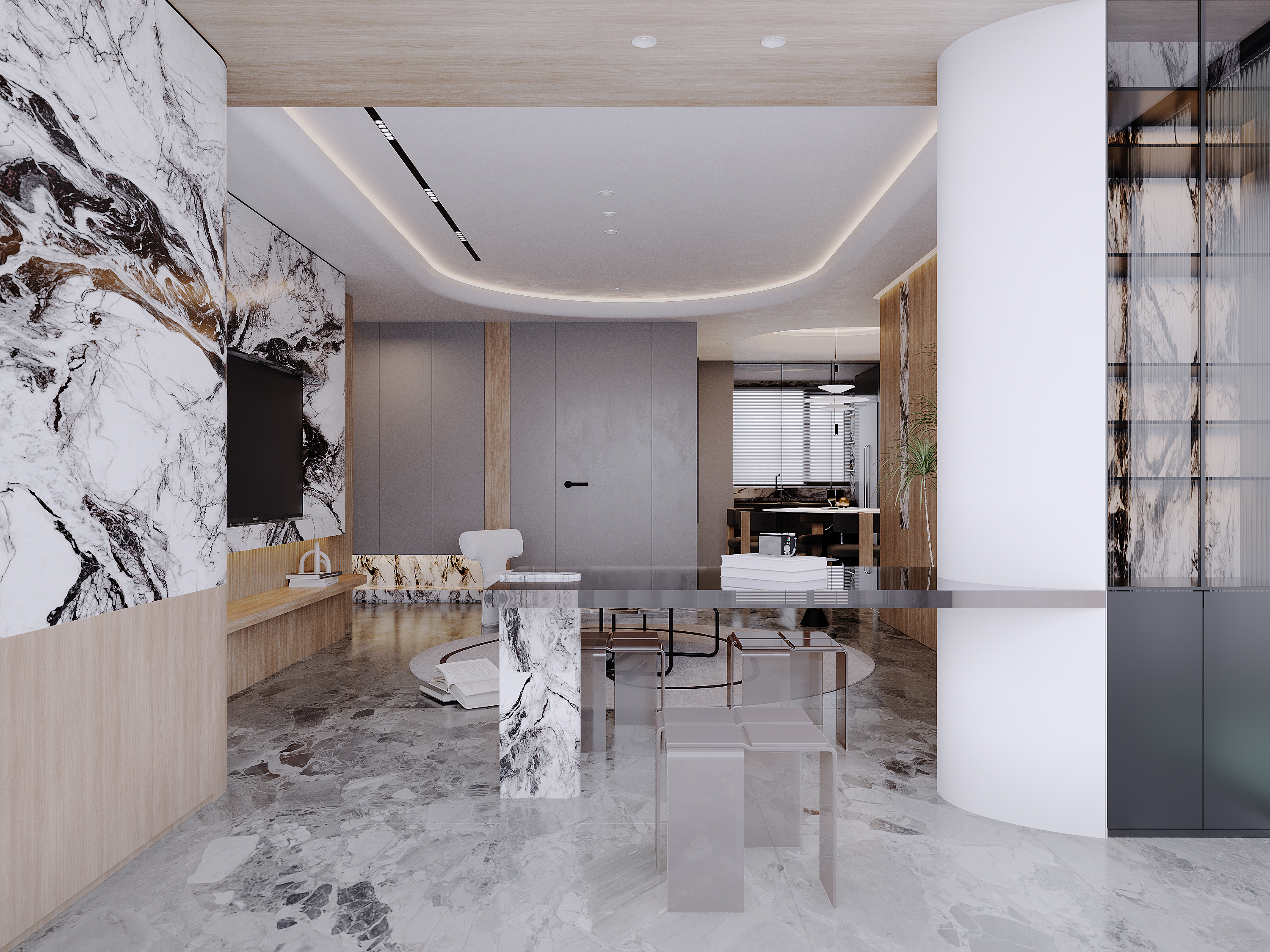 家装·现代轻奢丨中国福州丨福州研壹设计-9