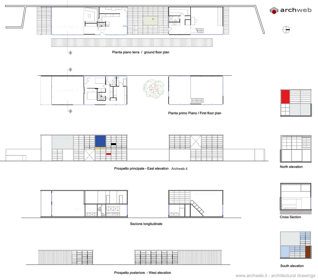 Eames House · 战后现代主义风格的典范丨美国加利福尼亚丨Charles Eames 和 Ray Eames-45