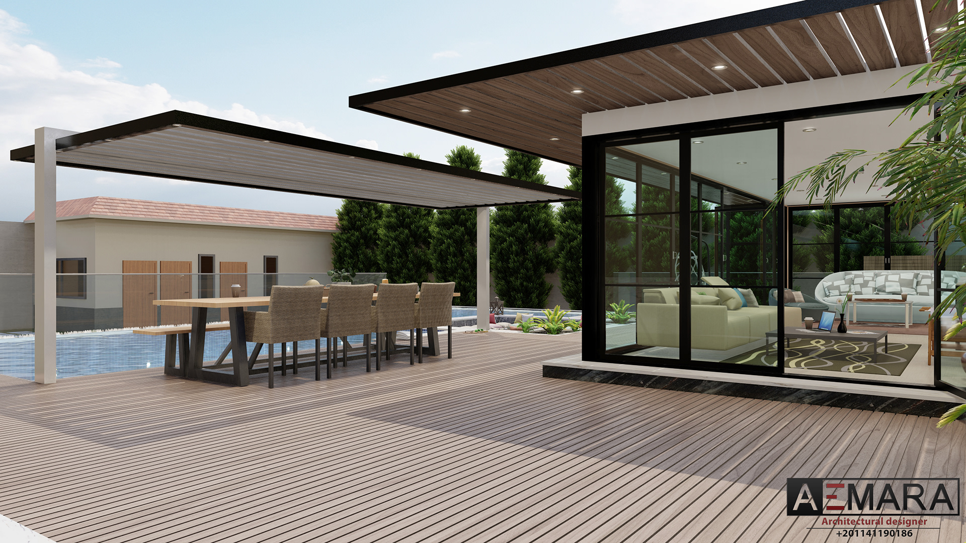 私人花园设计丨阿联酋丨AbdAllah Emara & Mohamed Emad-14