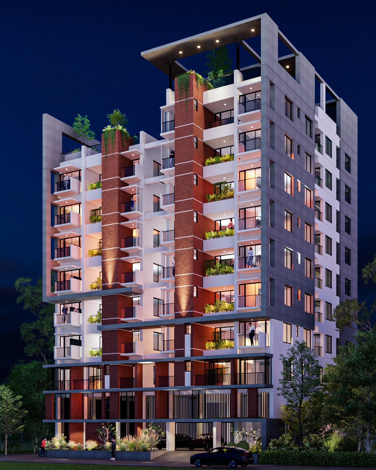 公寓楼设计（G+9）-9