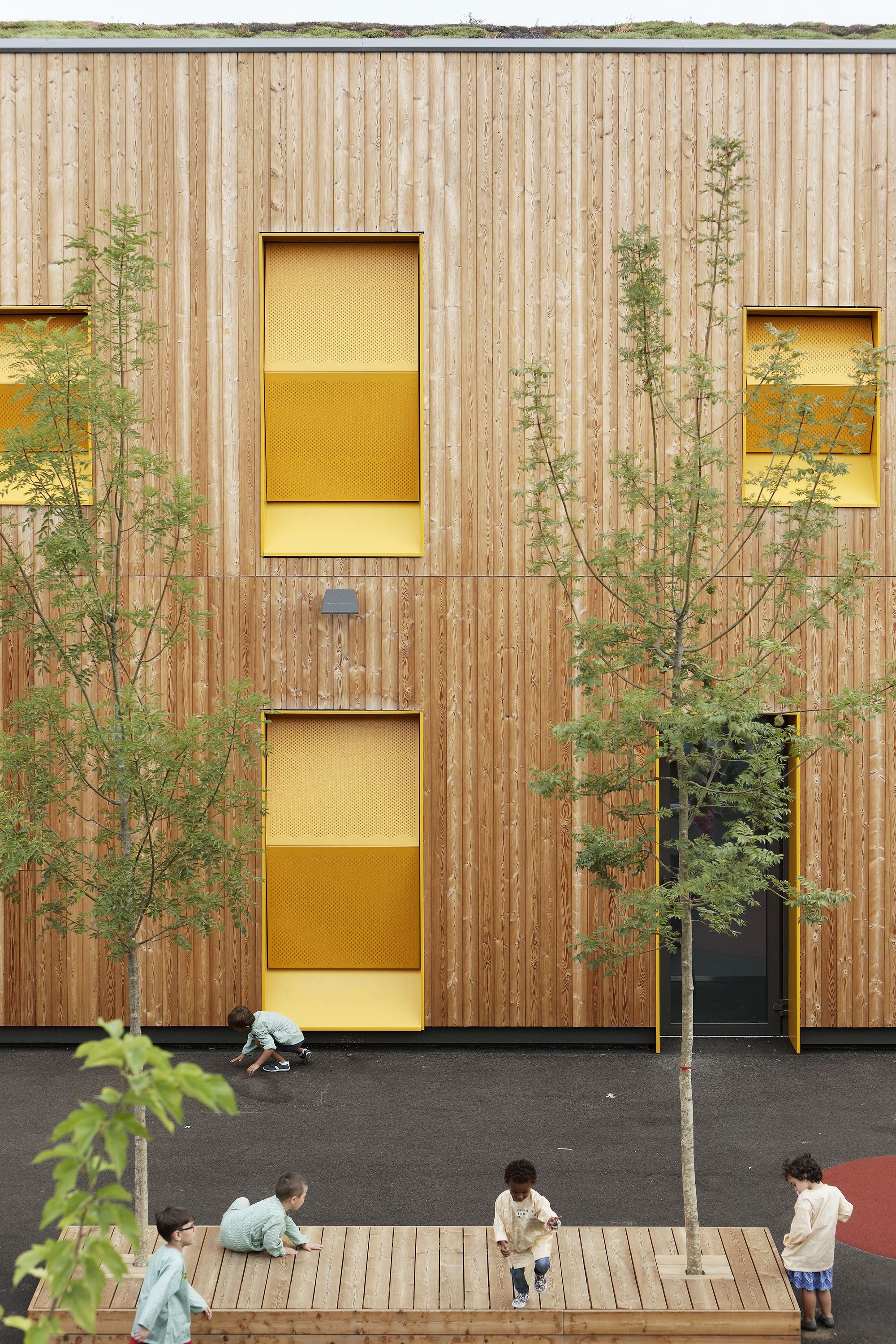 圣伊西多尔学校集团扩建 · 儿童尺度的都市蜂巢-32