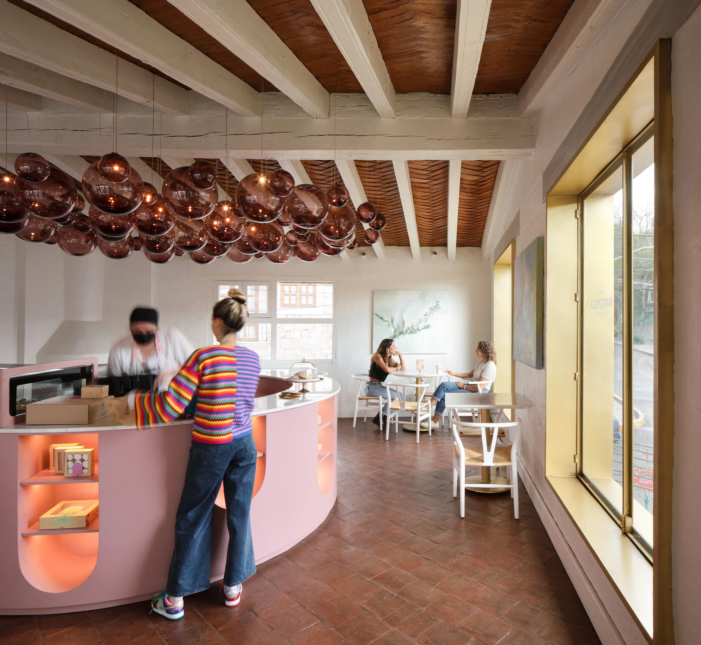 Mantonela 糕点展示厅丨墨西哥莫雷利亚丨Daniela Bucio Sistos-34