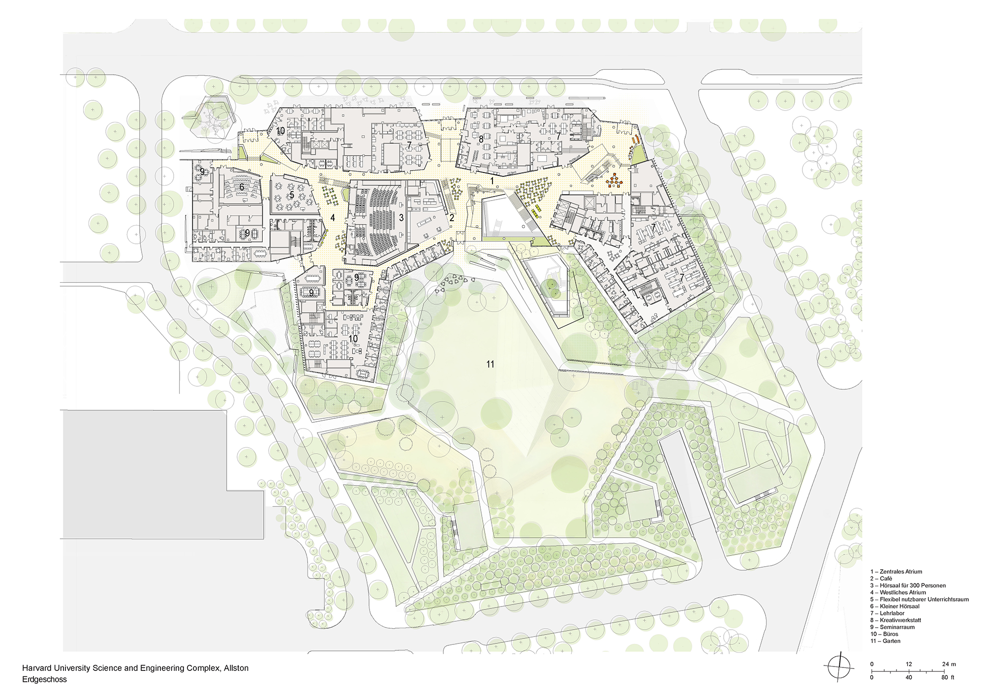 哈佛大学科学与工程综合体丨美国波士顿丨Behnisch Architekten-54