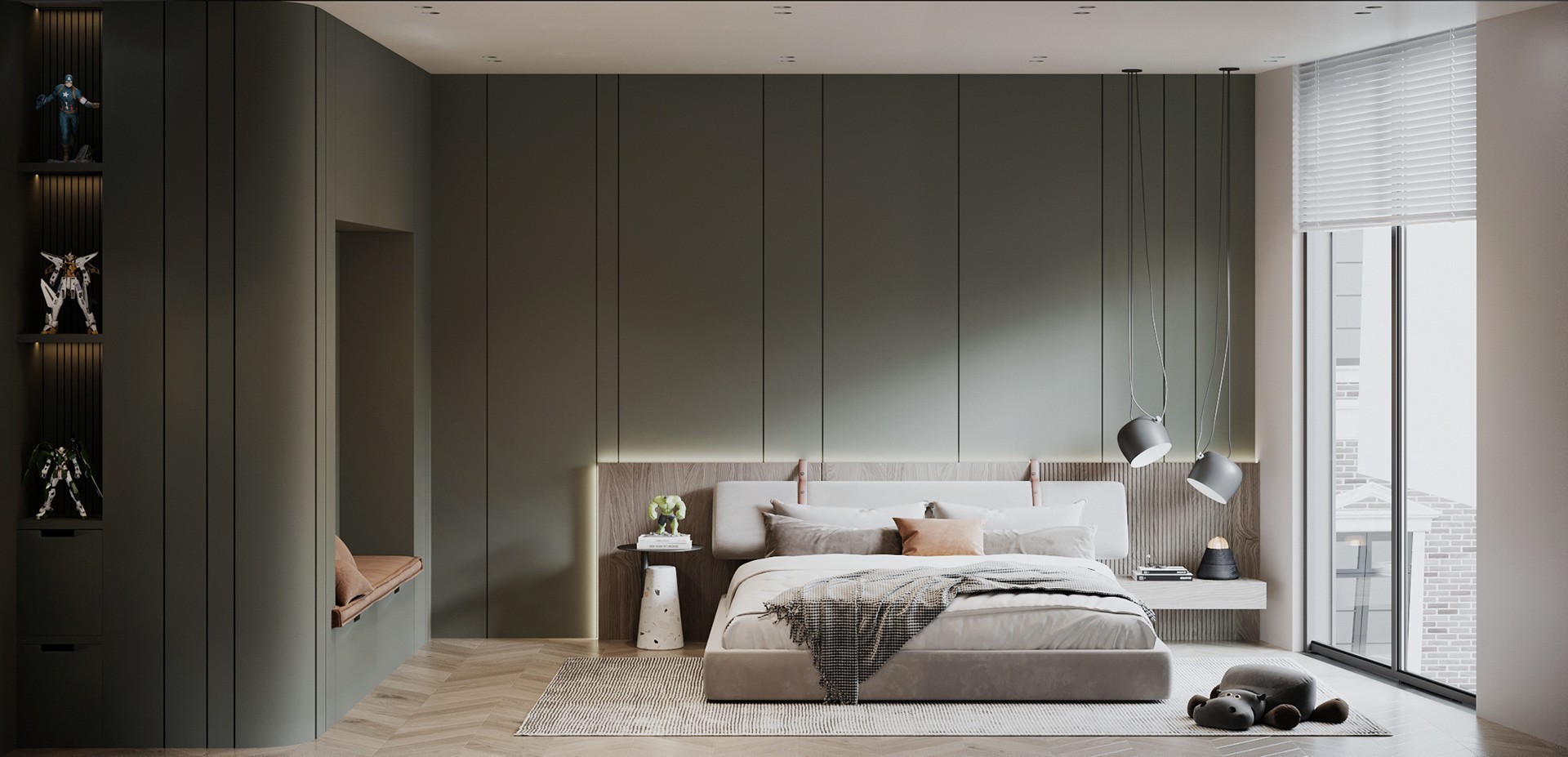 现代空间设计，石材系的完美应用！-22