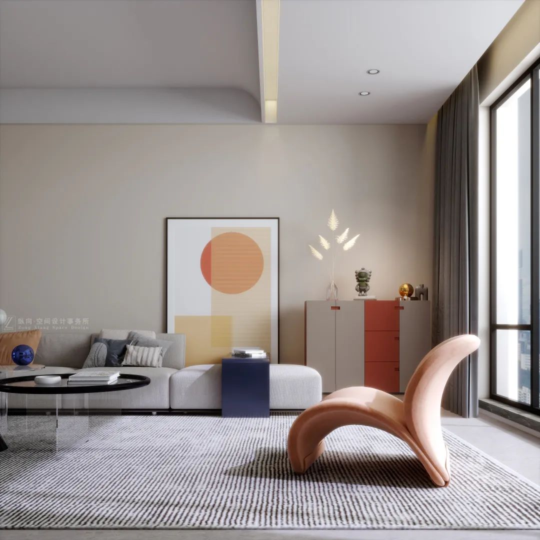 创和公园壹号简约奶茶色空间设计丨中国湖南丨纵向·空间设计-9