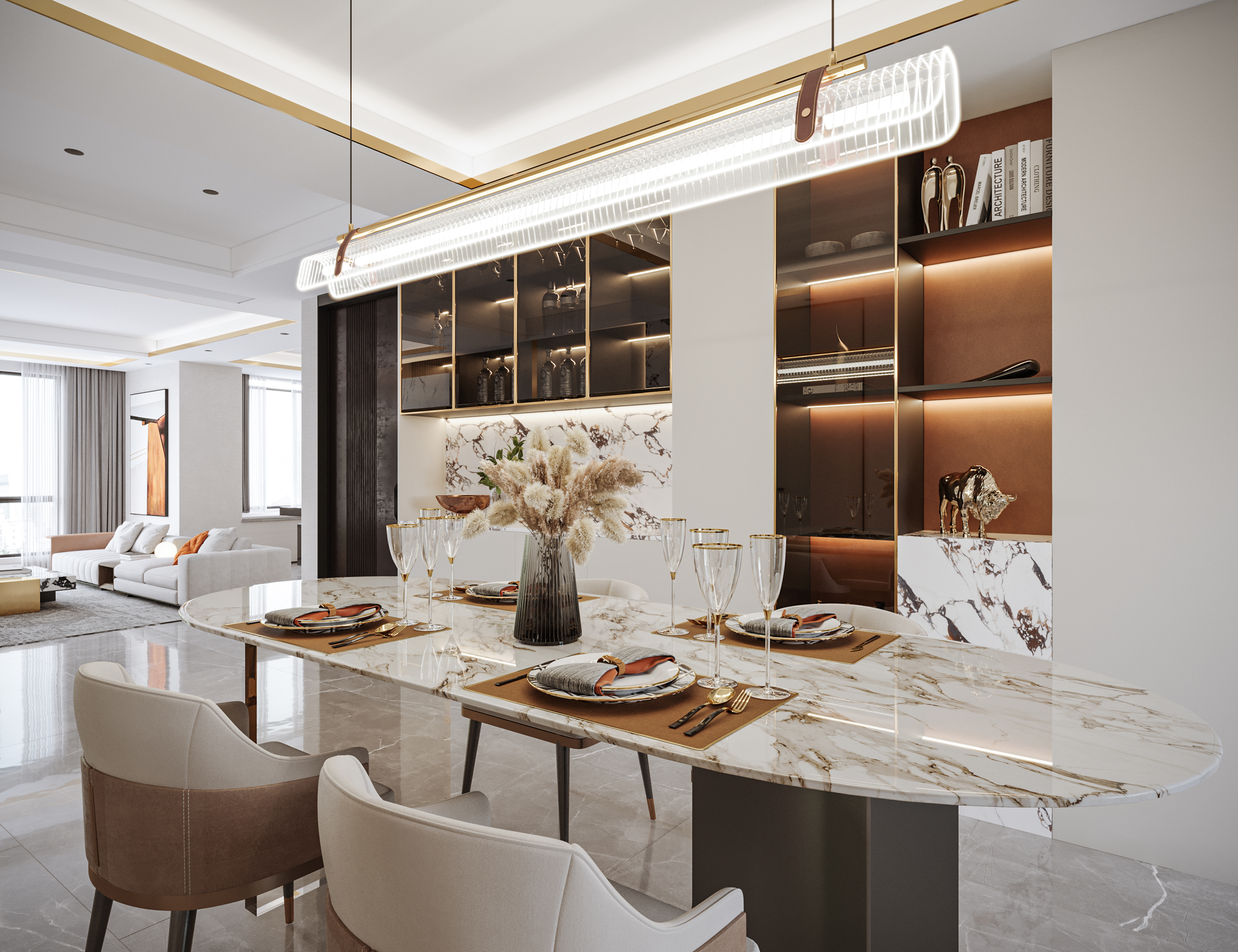 轻奢风格效果图作品丨冈舍小李-14