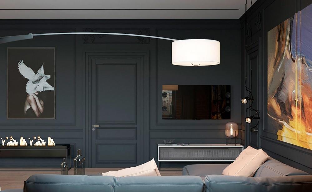 极简精致,灰色调打造舒适生活空间-0