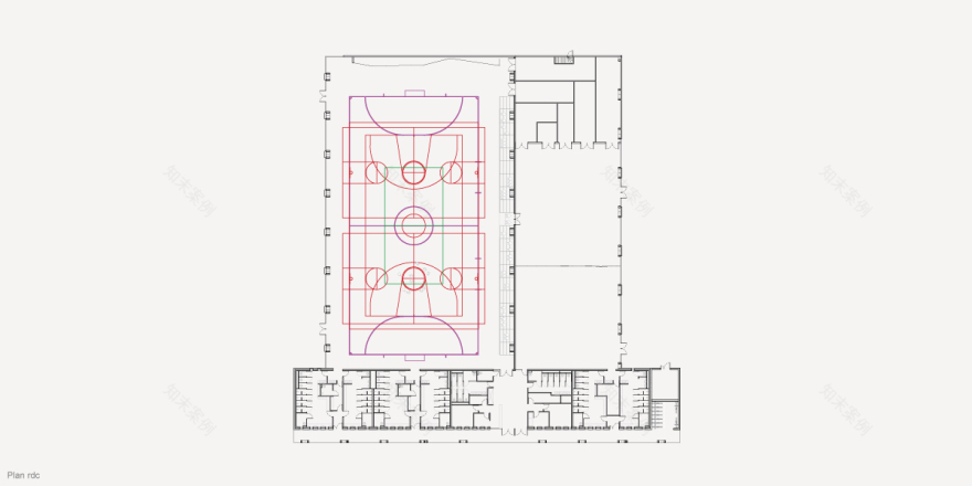 为所在街区精心打造的体育馆丨法国丨CoCo architecture-4