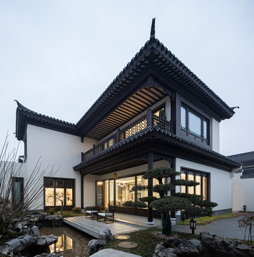 必扬设计 | 中式苏派合院，宁静致远！-0