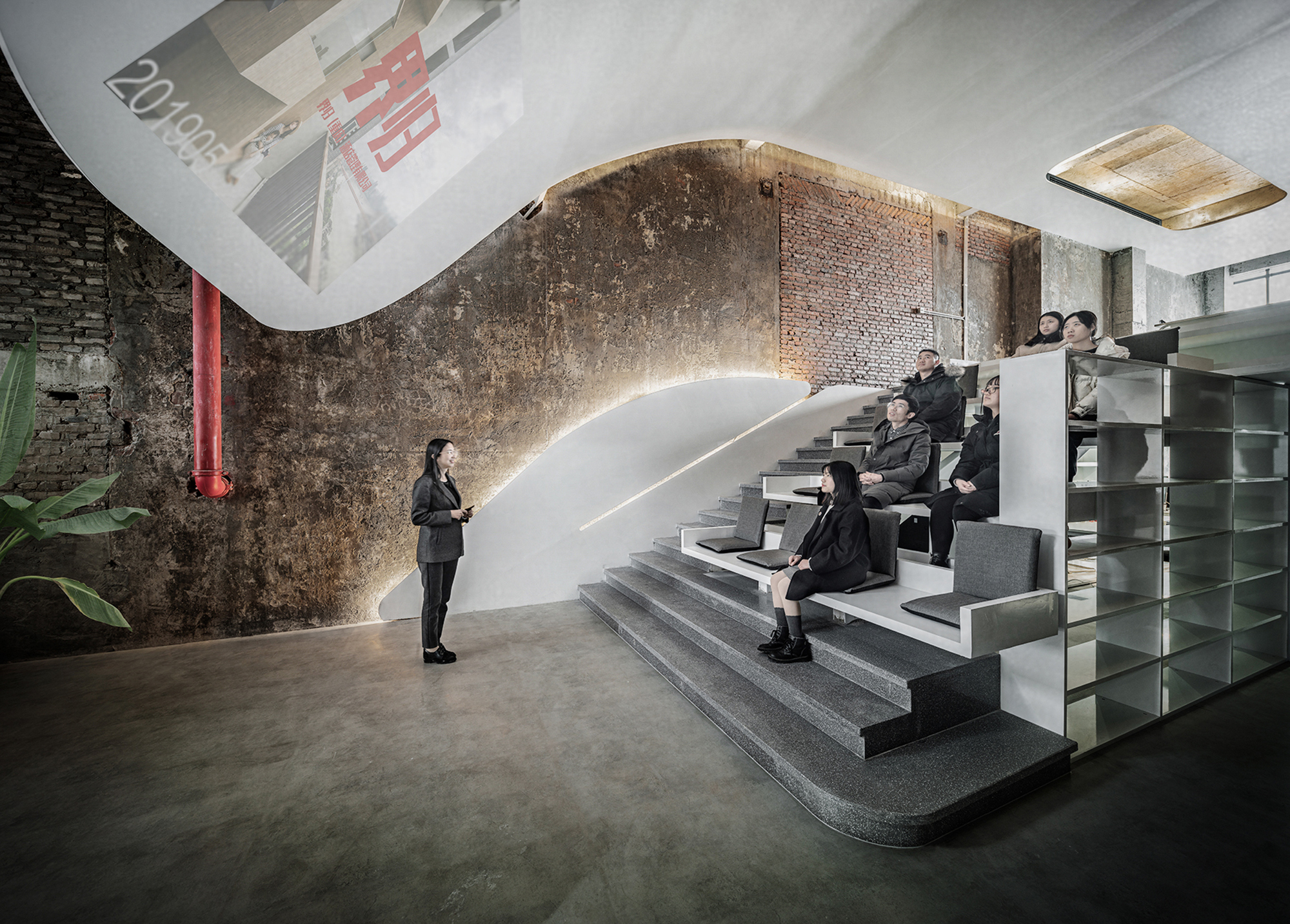 旧工厂办公室翻新丨中国重庆丨Qing Studio-14