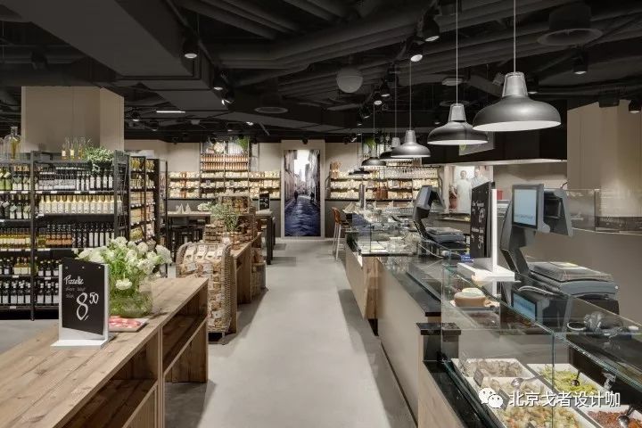 Jelmoli 百货商店美食空间，现代市场大厅设计-0