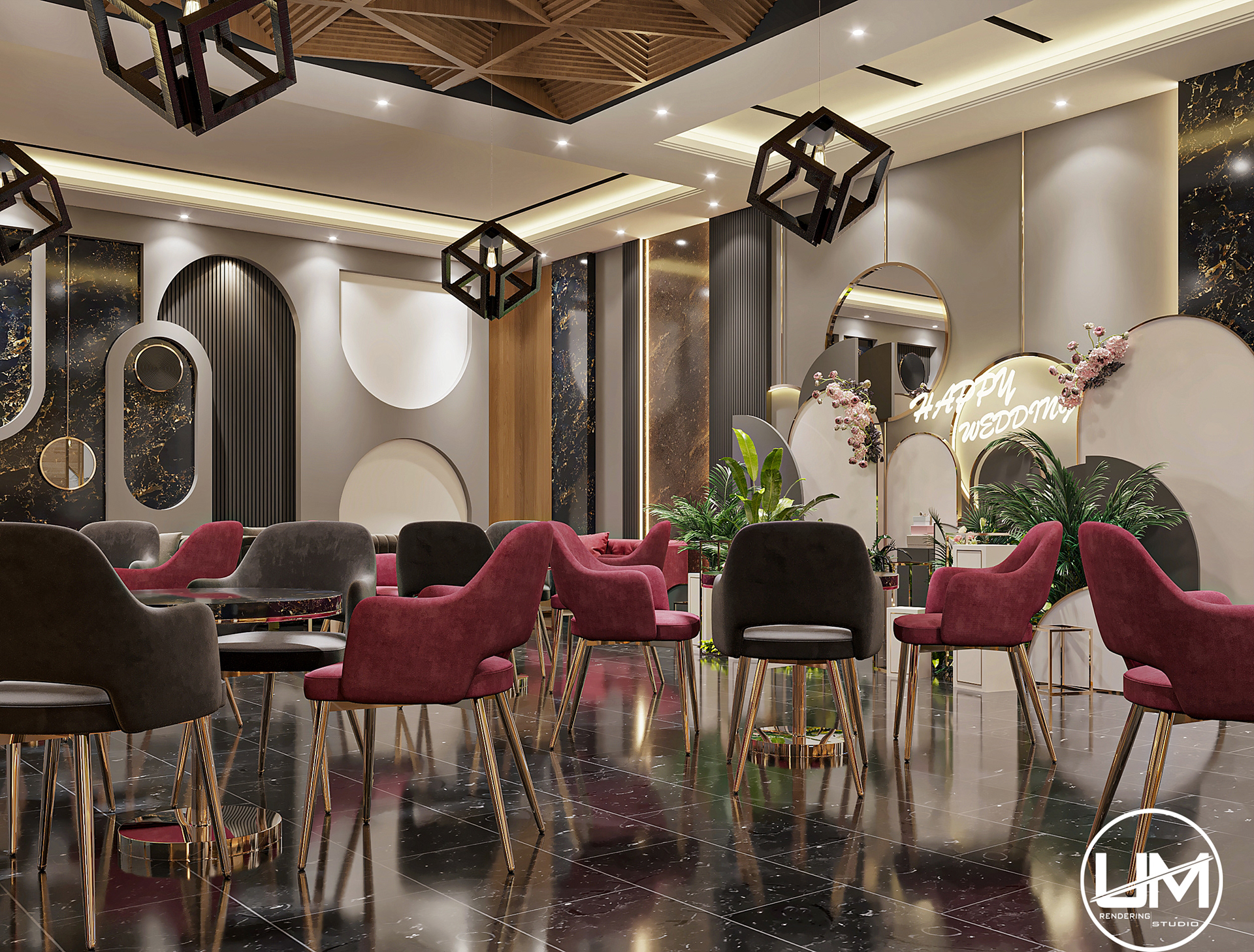 Luxurious Restaurant Interior,Lahore-4