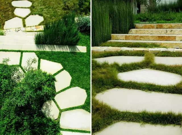 创意铺装设计，草坪与硬质材料的美妙融合-62