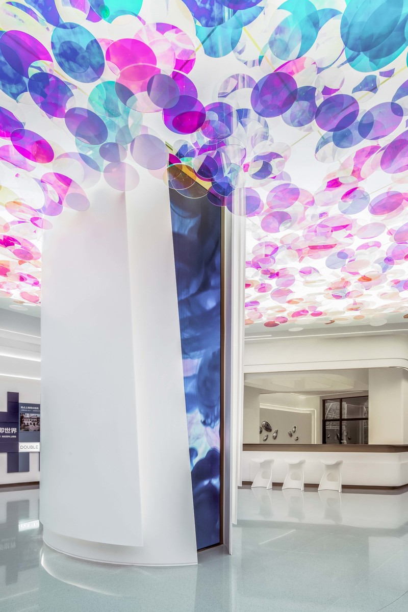 上海中海长宁第售楼处——炫彩烟花美学空间-36