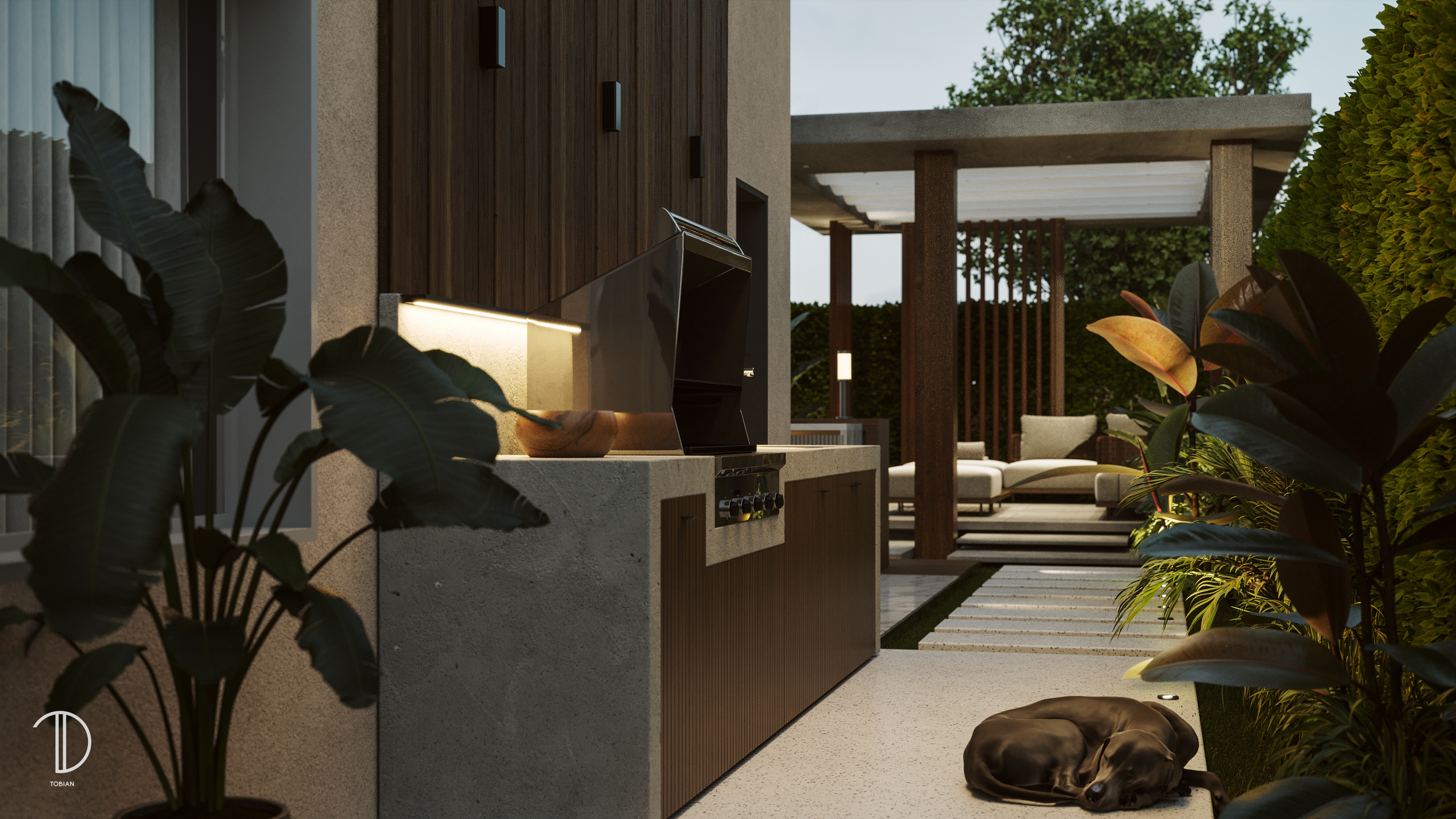 Uptown Cairo Residence Garden-6