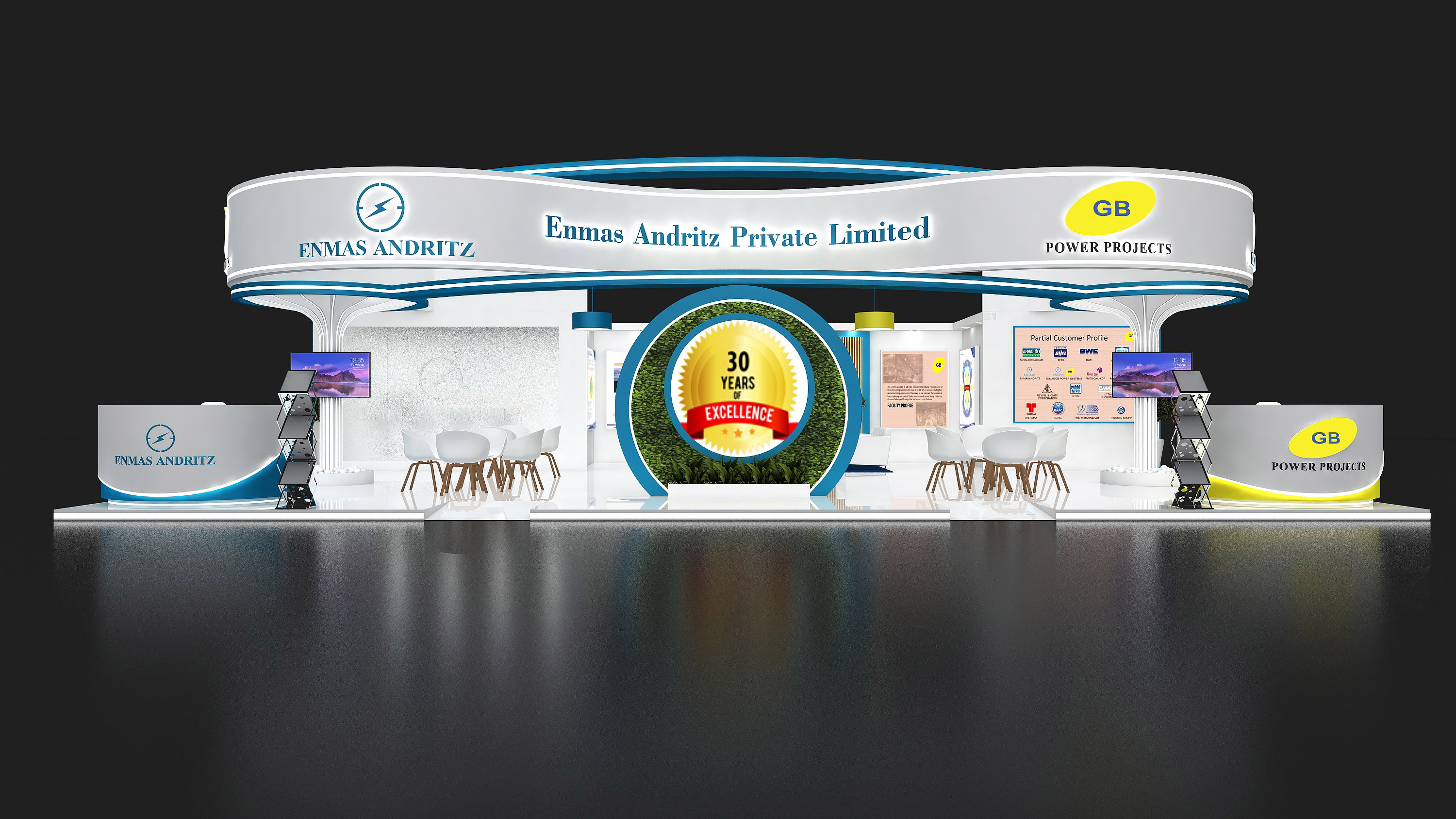 ENMAS 13X12M STALL DESIGN IN MUMBAI-2