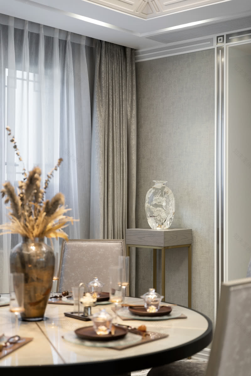 嘉兴桐乡濮园杏林苑S265户型合院样板房软装工程-31