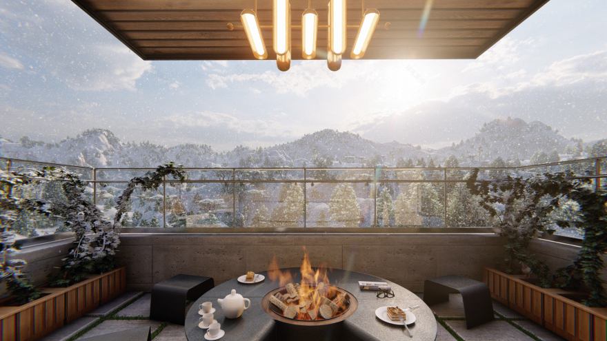 多山的巴格尔别墅动画丨Yuri Ismailova 等-14