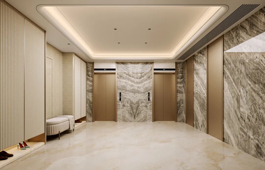 600㎡现代轻奢风丨浏河景苑丨中国湖南丨纵向·空间设计-9