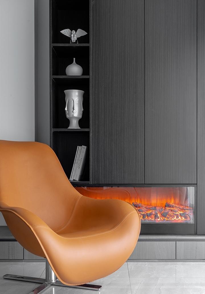 拆墙扩厅，110㎡简约设计师之家-12