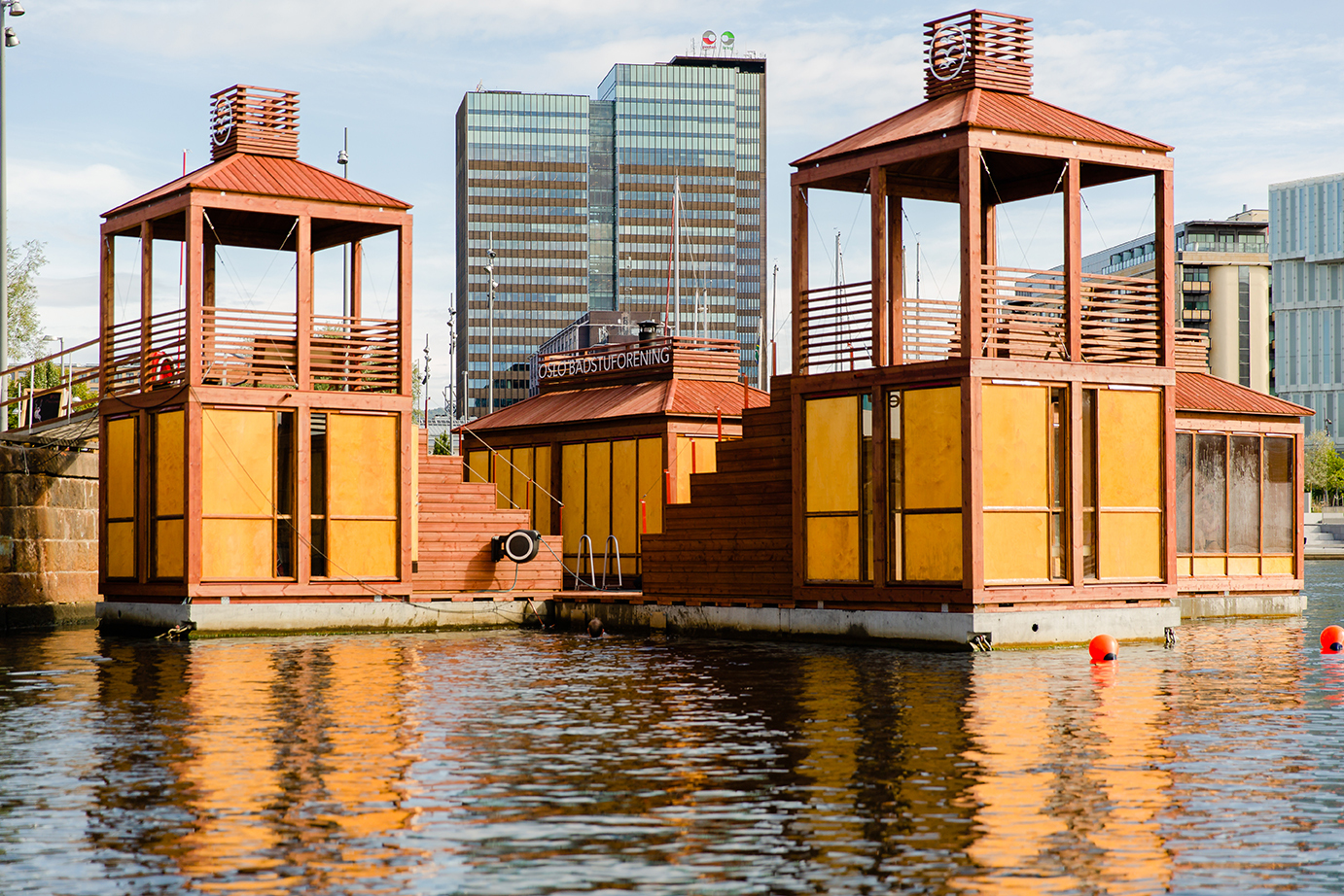 奥斯陆港湾漂浮式古堡风格浴室丨ACT!,Borhaven Arkitekter-9