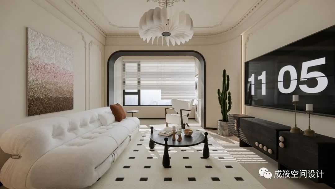 奶油色调的中古法式浪漫之家丨中国上海丨成筱设计-13