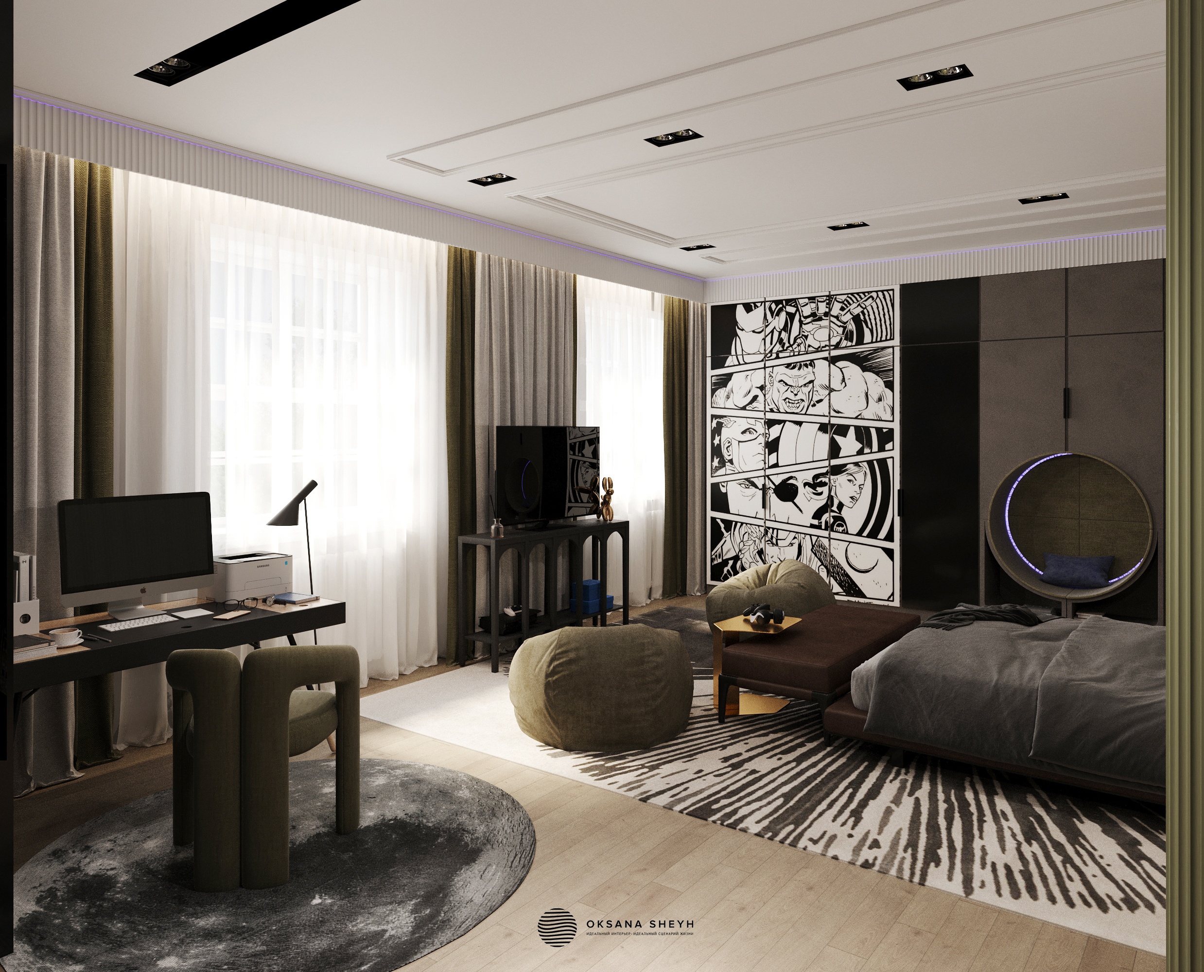 Futuristic child's room-6