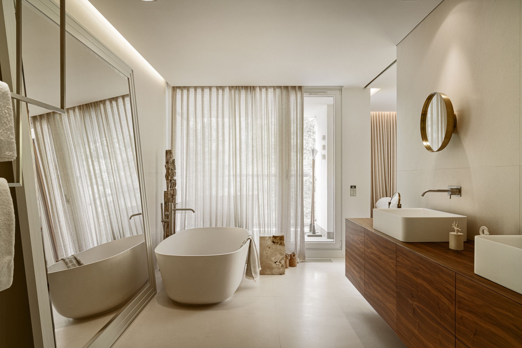 带露台和森林景观的公寓丨波兰华沙丨Katarzyna Kraszewska室内建筑工作室-46