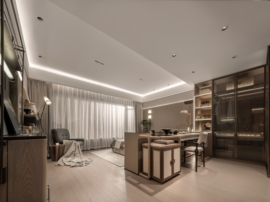 广州中海·麓府样板房丨中国广州丨柘壹设计Z ONE（软装,硬装）,宝贤华瀚建筑工程设计有限公司（建筑）-35