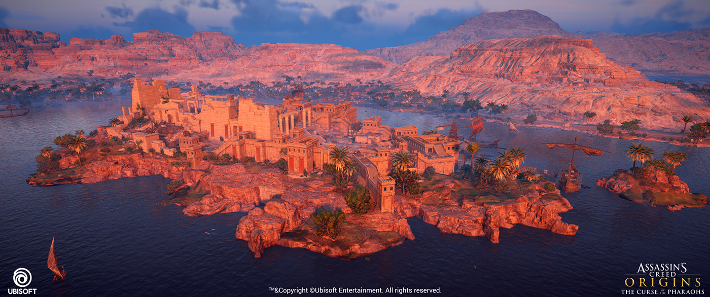《刺客信条 | 法老诅咒》大象岛艺术设计赏析-5
