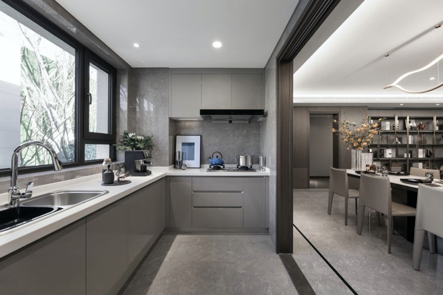 金地·悦城大境样板间 | 现代风格,艺术与生活的完美结合-22