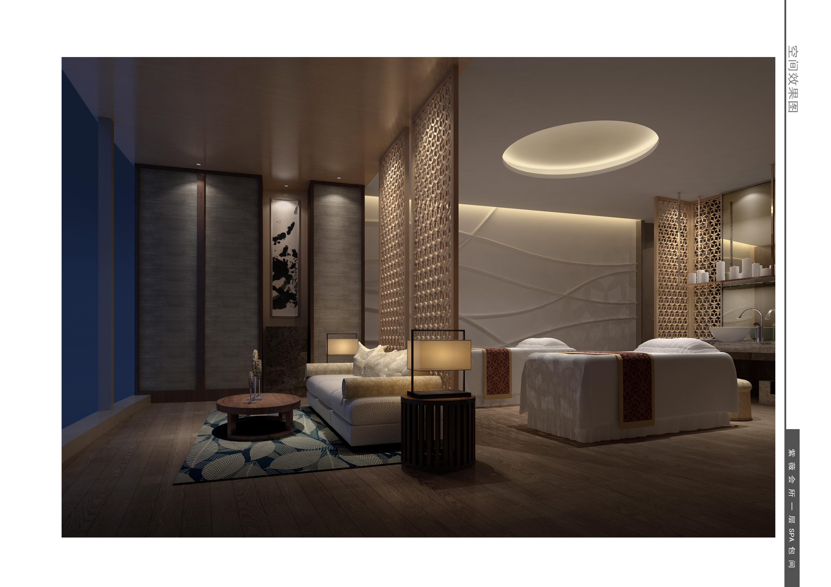 金螳螂  新中式风格紫薇园会所室内概念方案高清效果图-53