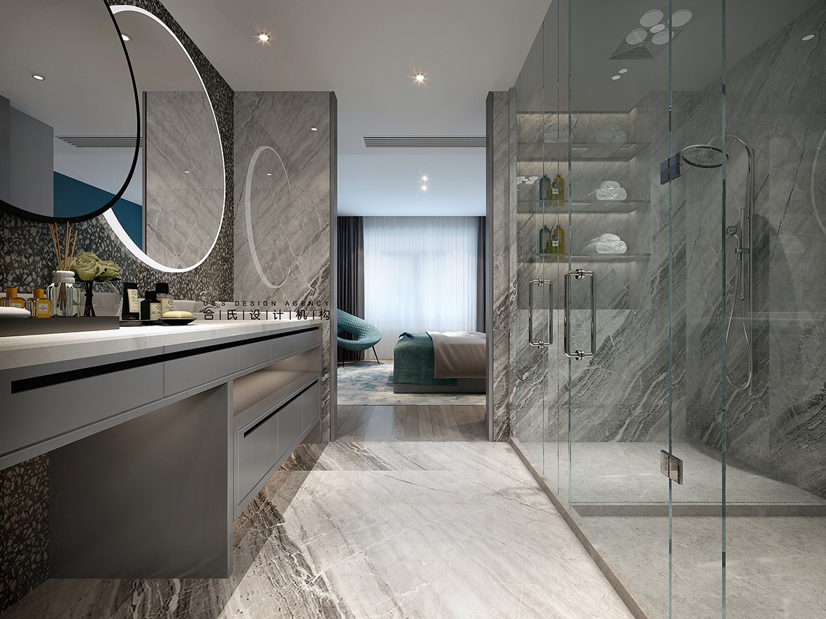 现代风格湖州诺德上湖城 125㎡家居设计，打造宽敞舒适空间-2