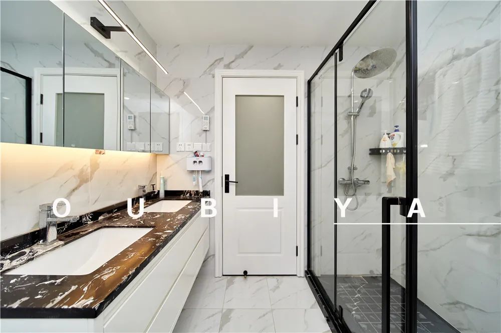 现代轻奢四居室家居设计丨中国上海丨欧碧雅空间设计-46