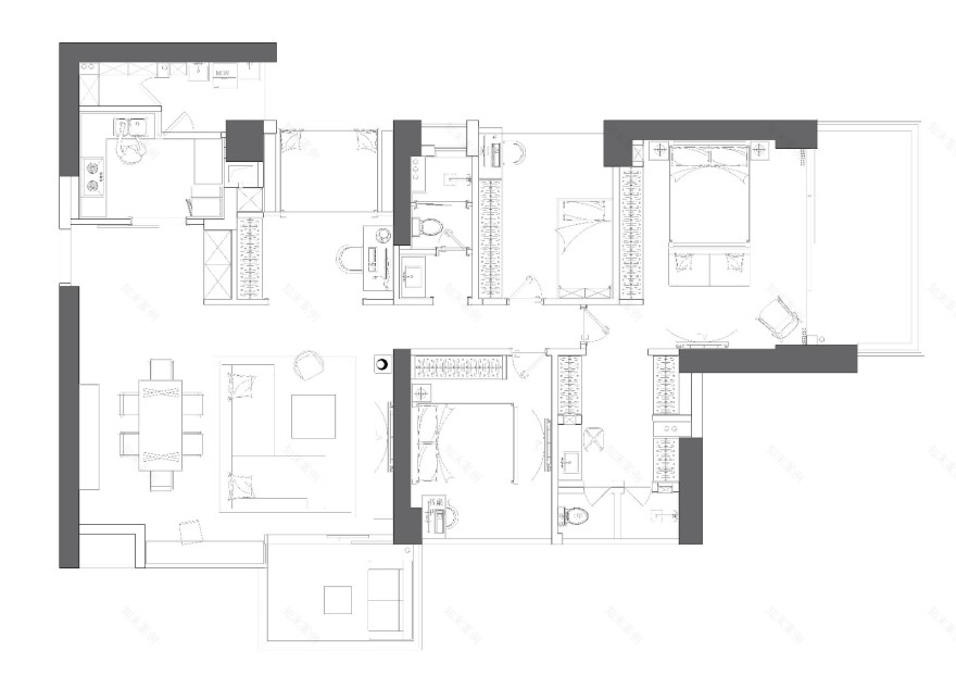 漾设计实景作品 初·终 深圳南山区香山美墅-4