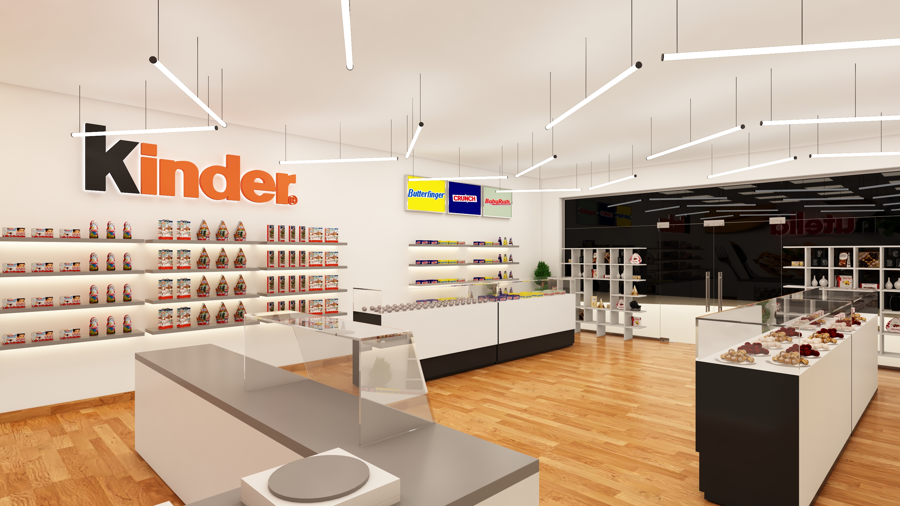 Retail Shop Design with Walkthrough | NUTELLA-5
