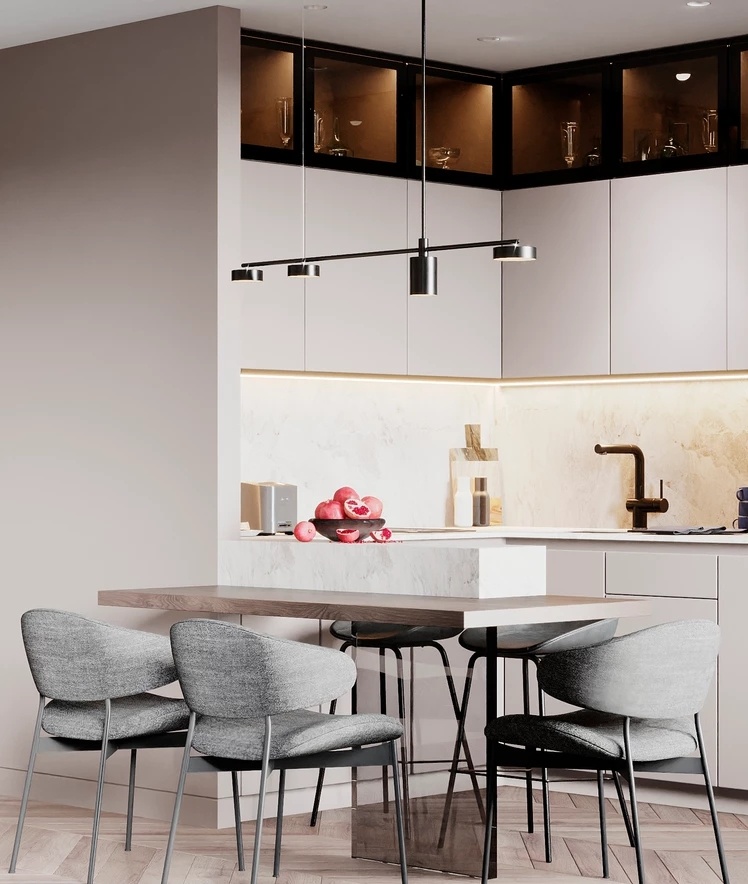 橘色+蓝色 如梦般恬静，享受静谧时光-7