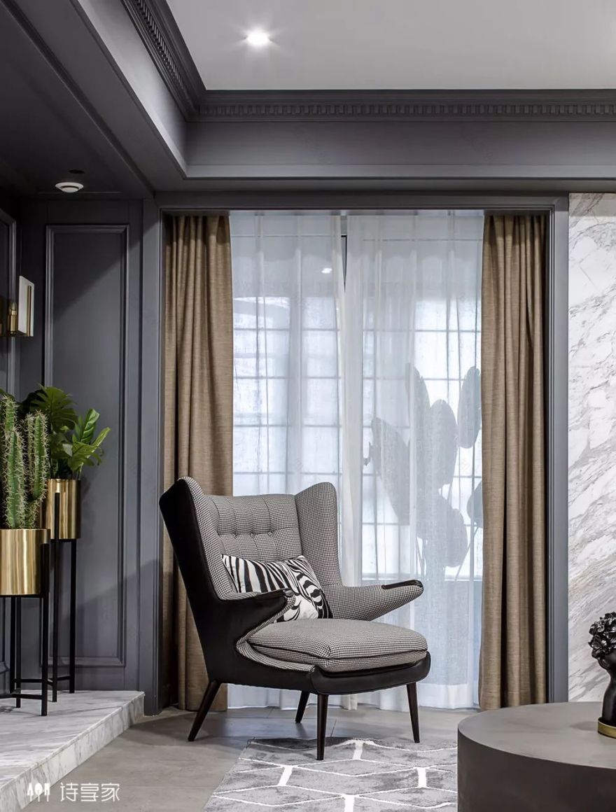 万科金域蓝湾 240㎡现代摩登家居,儿童元素与高级灰的惊艳碰撞-22