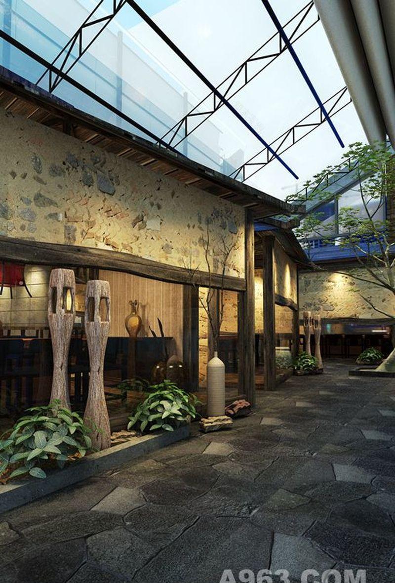 辰韩馆炭火烧肉主题餐厅设计-35